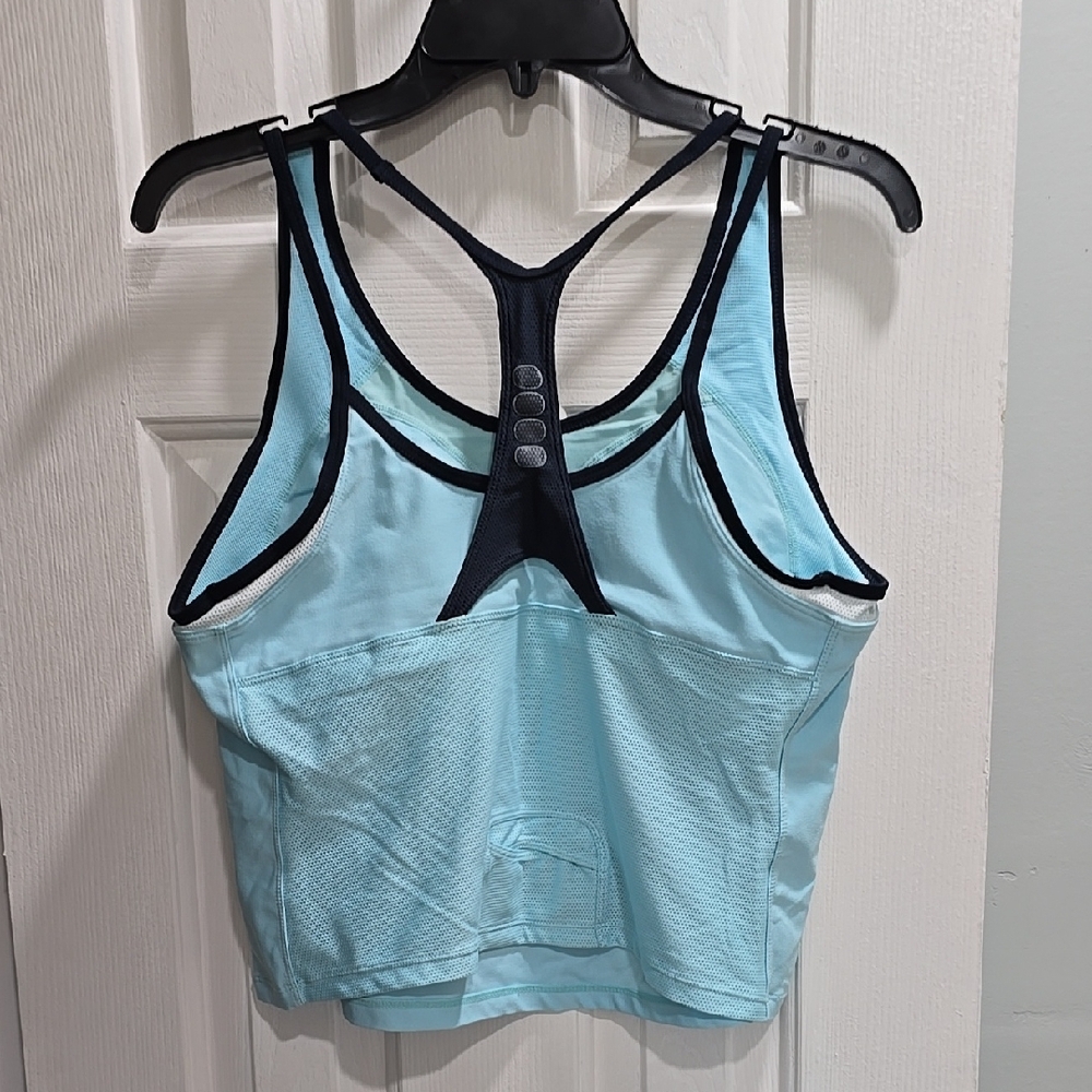 Nike Light Blue Workout Tank Woman's Size XL - Picture 3 of 9